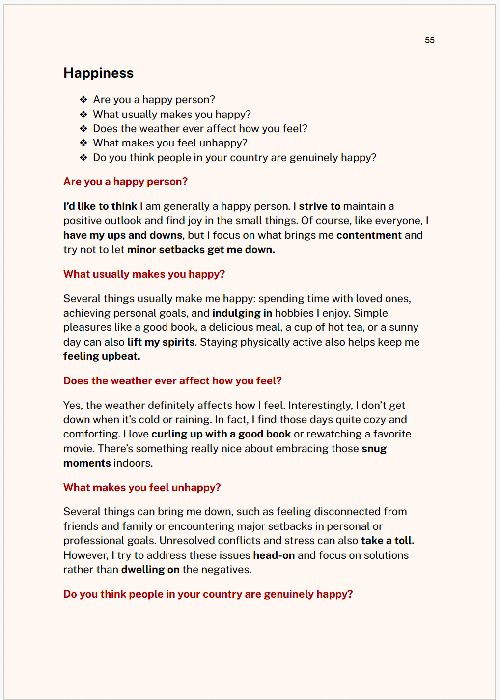Get 8+ in IELTS Speaking Part 1 an e-book