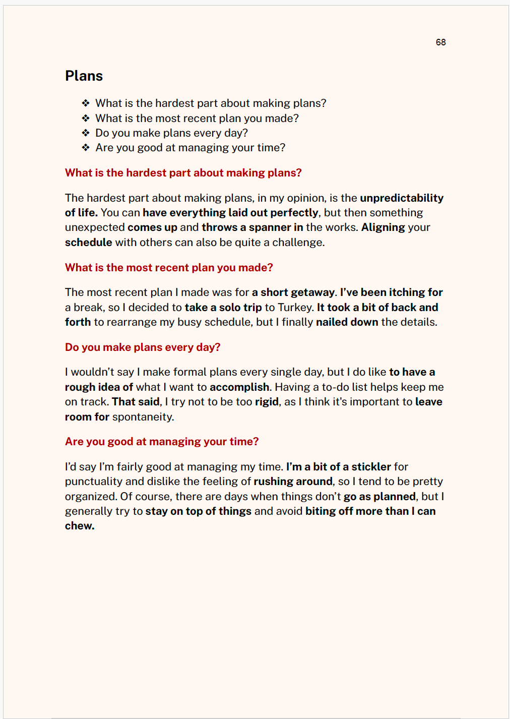 Get 8+ in IELTS Speaking Part 1 an e-book